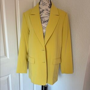 Banana Republic Yellow Women's Blazer